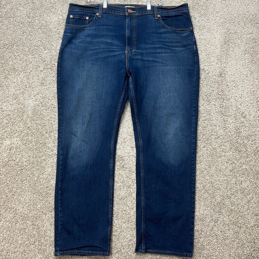 Denizen from Levis 285 Relaxed Jeans Men 42x30 Dark Wash Straight Leg 5-Pocket